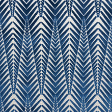 Load image into Gallery viewer, Schumacher Zebra Velvet Fabric 83400 / Silver Blue