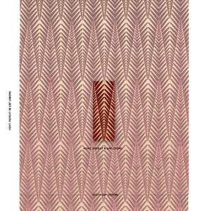 Schumacher Zebra Velvet Fabric 83401 / Gold Plum