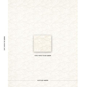 Schumacher  Wild Flower Fabric 83451 / Ivory