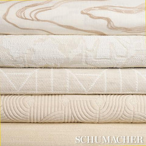 Schumacher  Wild Flower Fabric 83451 / Ivory