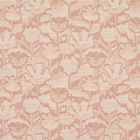 Schumacher  Wild Flower Fabric 83452 / Brick