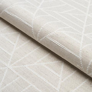 Schumacher Payne Fabric 83481 / Flax