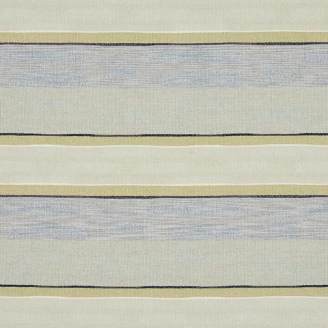 Schumacher Pikes Stripe Fabric 83501 / Aegean