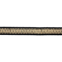 Load image into Gallery viewer, Schumacher Raphiinae Tape Trim 83551 / Black