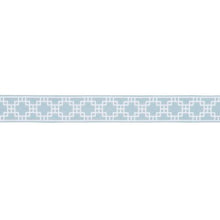 Load image into Gallery viewer, Schumacher Squared Away Trellis Tape Trim 83591 / Sky