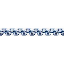 Load image into Gallery viewer, Schumacher The Twist Embroidered Tape Trim 83630 / Blue