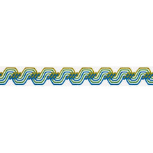 Load image into Gallery viewer, Schumacher The Twist Embroidered Tape Trim 83631 / Peacock