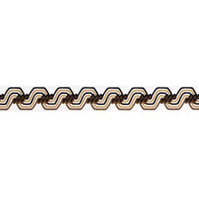 Load image into Gallery viewer, Schumacher The Twist Embroidered Tape Trim 83632 / Brown