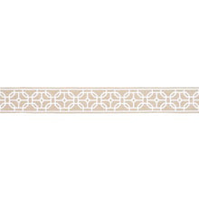 Load image into Gallery viewer, Schumacher Gazebo Trellis Tape Trim 83653 / Natural