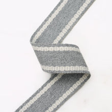 Load image into Gallery viewer, Schumacher Sullivan Tape Narrow Indoor/Outdoor Trim 83671 / Grey