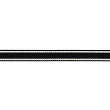 Load image into Gallery viewer, Schumacher Sullivan Tape Narrow Indoor/Outdoor Trim 83674 / Black
