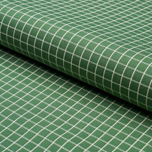 Schumacher Georgie Reversible Check Fabric 83693 / Emerald