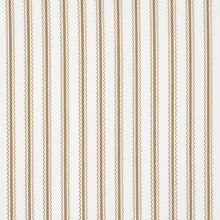 Load image into Gallery viewer, Schumacher Birdie Ticking Stripe Fabric 83703 / Neutral