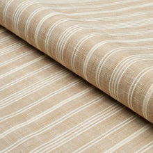 Load image into Gallery viewer, Schumacher Lucy Stripe Fabric 83711 / Neutral