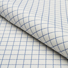 Load image into Gallery viewer, Schumacher Maggie Lattice Fabric 83761 Indigo
