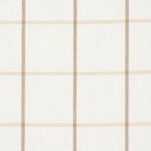 Load image into Gallery viewer, Schumacher Frannie Windowpane Fabric 83781 Neutral