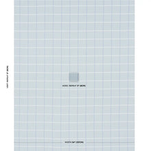 Load image into Gallery viewer, Schumacher Frannie Windowpane Fabric 83782 China Blue