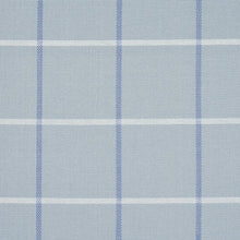 Load image into Gallery viewer, Schumacher Frannie Windowpane Fabric 83782 China Blue