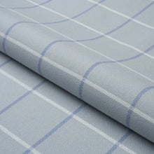 Load image into Gallery viewer, Schumacher Frannie Windowpane Fabric 83782 China Blue