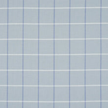 Load image into Gallery viewer, Schumacher Frannie Windowpane Fabric 83782 China Blue