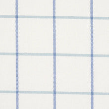 Load image into Gallery viewer, Schumacher Frannie Windowpane Fabric 83784 Cobalt