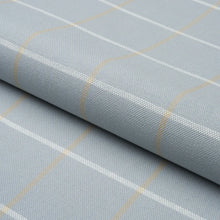Load image into Gallery viewer, Schumacher Frannie Windowpane Fabric 83785 Light Blue
