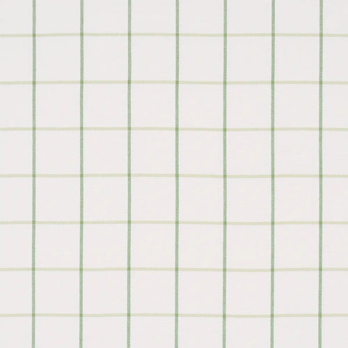 Schumacher Frannie Windowpane Fabric 83786 / Leaf Green