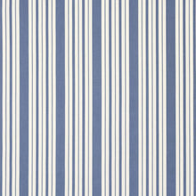 Load image into Gallery viewer, Schumacher Markie Stripe Fabric 83801 Indigo