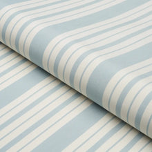 Load image into Gallery viewer, Schumacher Markie Stripe Fabric 83802 China Blue