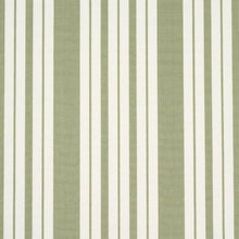 Load image into Gallery viewer, Schumacher Markie Stripe Fabric 83803 Leaf Green