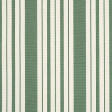 Load image into Gallery viewer, Schumacher Markie Stripe Fabric 83804 Emerald