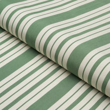Load image into Gallery viewer, Schumacher Markie Stripe Fabric 83804 Emerald