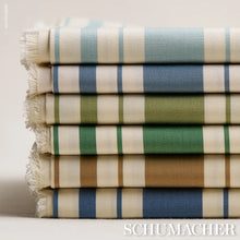 Load image into Gallery viewer, Schumacher Markie Stripe Fabric 83804 Neutral