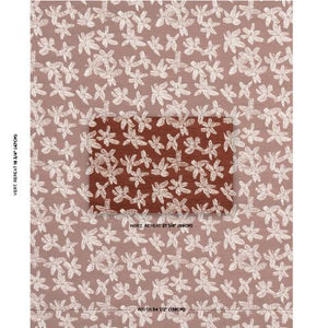 Schumacher Hibiscus Fabric 83810  / Teak