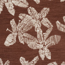 Load image into Gallery viewer, Schumacher Hibiscus Fabric 83810 / Teak