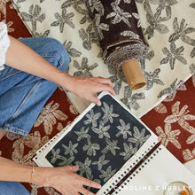 Load image into Gallery viewer, Schumacher Hibiscus Fabric 83810 / Teak