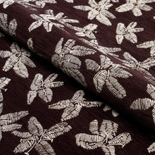 Load image into Gallery viewer, Schumacher Hibiscus Fabric 83811 / Plum