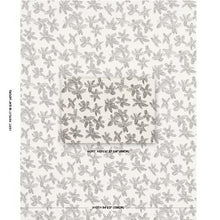 Load image into Gallery viewer, Schumacher Hibiscus Fabric 83812 / Black &amp; White