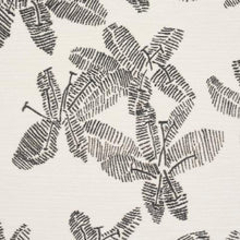 Load image into Gallery viewer, Schumacher Hibiscus Fabric 83812 / Black &amp; White