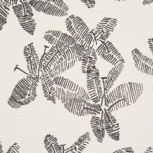 Schumacher Hibiscus Fabric 83812 / Black & White