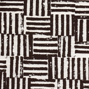 Schumacher Patchwork Fabric 83820 / Cacao