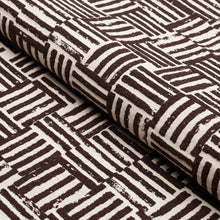 Load image into Gallery viewer, Schumacher Patchwork Fabric 83820 / Cacao