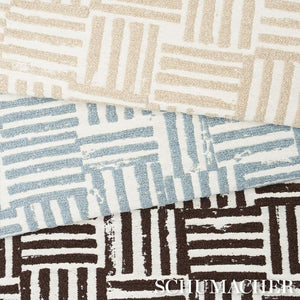 Schumacher Patchwork Fabric 83820 / Cacao