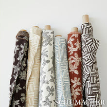 Load image into Gallery viewer, Schumacher Patchwork Fabric 83820 / Cacao