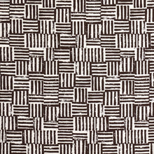 Load image into Gallery viewer, Schumacher Patchwork Fabric 83820 / Cacao