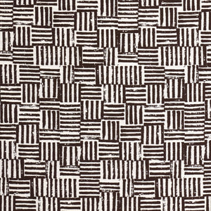 Schumacher Patchwork Fabric 83820 / Cacao