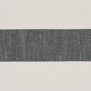 Schumacher Desert Wide Stripe Fabric 83832 / Charcoal
