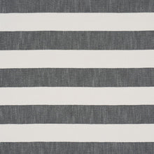 Load image into Gallery viewer, Schumacher Desert Wide Stripe Fabric 83832 / Charcoal