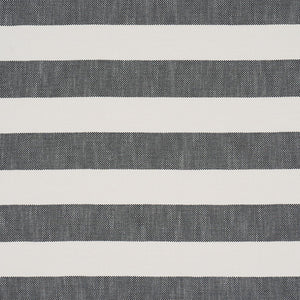 Schumacher Desert Wide Stripe Fabric 83832 / Charcoal