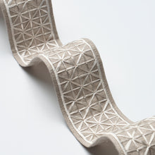 Load image into Gallery viewer, Schumacher Directoire Tape Narrow Trim 83850 / Ivory On Natural
